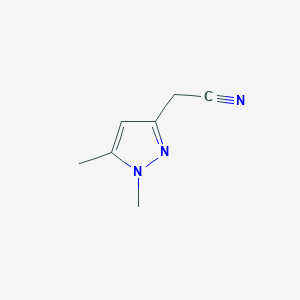 2-(1,5-Dimethyl-1H-pyrazol-3-yl)acetonitrile图片