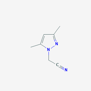 (3,5-Dimethyl-1H-pyrazol-1-yl)acetonitrile图片