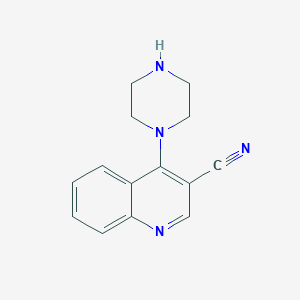 4-(Piperazin-1-yl)quinoline-3-carbonitrile图片