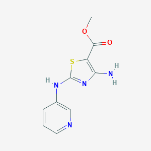 methyl 4-amino-2-(pyridin-3-ylamino)-1,3-thiazole-5-carboxylate图片