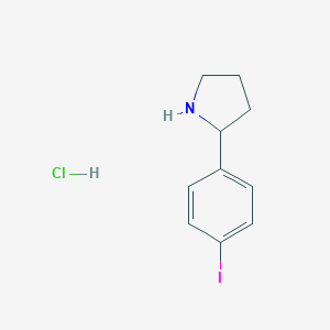 2-(4-iodophenyl)pyrrolidine hydrochloride图片
