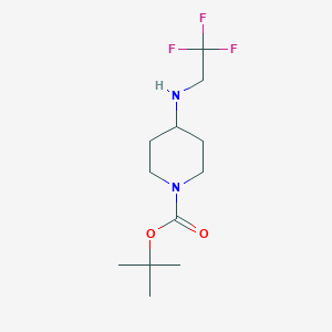 tert-Butyl 4-[(2,2,2-Trifluoroethyl)amino]piperidine-1-carboxylate图片