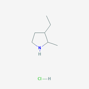 3-ethyl-2-methylpyrrolidine hydrochloride图片