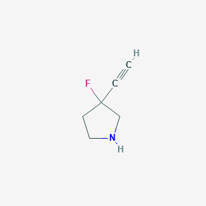 3-ethynyl-3-fluoropyrrolidine图片