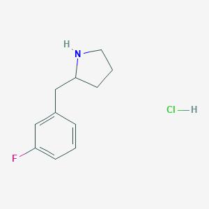 2-[(3-Fluorophenyl)methyl]pyrrolidine Hydrochloride图片
