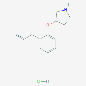 3-(2-Allylphenoxy)pyrrolidine Hydrochloride图片