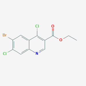 Ethyl 6-bromo-4,7-dichloroquinoline-3-carboxylate图片