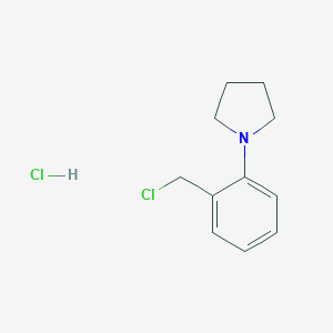 1-[2-(Chloromethyl)phenyl]pyrrolidine Hydrochloride图片