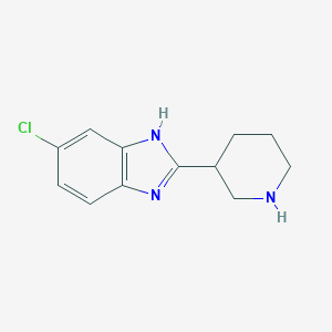6-Chloro-2-piperidin-3-yl-1H-benzimidazole图片
