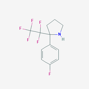 2-(4-Fluorophenyl)-2-(1,1,2,2,2-Pentafluoroethyl)Pyrrolidine图片