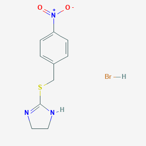 2-[(4-Nitrobenzyl)thio]-4,5-dihydro-1H-imidazole hydrobromide图片