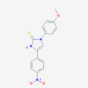 1-(4-methoxyphenyl)-4-(4-nitrophenyl)-1H-imidazole-2-thiol图片