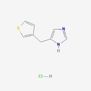 4-[(thiophen-3-yl)methyl]-1H-imidazole hydrochloride图片