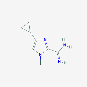 4-Cyclopropyl-1-methyl-1H-imidazole-2-carboxamidine图片