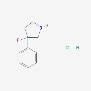 3-fluoro-3-phenylpyrrolidine hydrochloride图片