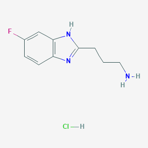 [3-(5-fluoro-1H-benzimidazol-2-yl)propyl]amine hydrochloride图片
