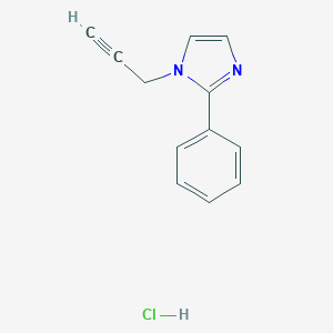 2-phenyl-1-(prop-2-yn-1-yl)-1H-imidazole hydrochloride图片