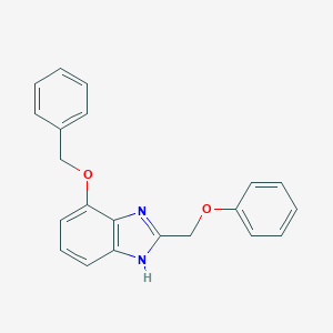 2-Phenoxymethyl-7-phenylmethoxy-1H-benzimidazole图片