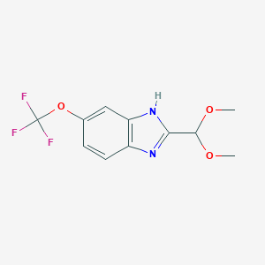 2-Dimethoxymethyl-6-Trifluoromethoxy-1h-Benzoimidazole图片