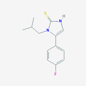 5-(4-Fluorophenyl)-1-(2-methylpropyl)-1H-imidazole-2-thiol图片