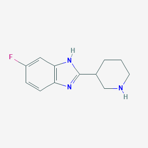 5-Fluoro-2-piperidin-3-yl-1H-benzoimidazole图片