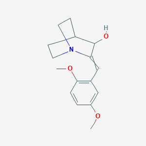 (2Z)-2-[(2,5-Dimethoxyphenyl)methylidene]-1-azabicyclo[2,2,2]octan-3-ol图片
