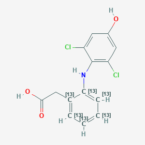 4'-Hydroxy Diclofenac-13C6(Contain 3% unlabeled)图片