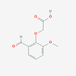 2-(2-Formyl-6-methoxyphenoxy)acetic Acid图片