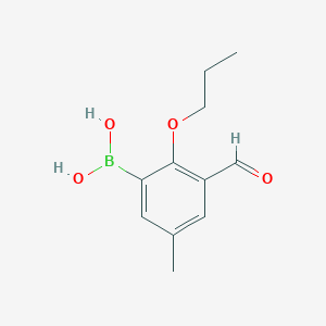 3-Formyl-5-methyl-2-propoxyphenylboronic acid图片