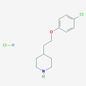 4-[2-(4-Chlorophenoxy)ethyl]piperidinehydrochloride图片