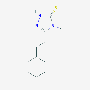 5-(2-Cyclohexylethyl)-4-methyl-4H-1,2,4-triazole-3-thiol图片