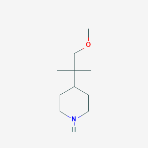4-(1-methoxy-2-methylpropan-2-yl)piperidine图片