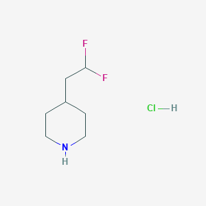 4-(2,2-Difluoroethyl)piperidine hydrochloride图片