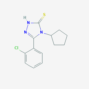 5-(2-Chlorophenyl)-4-cyclopentyl-4H-1,2,4-triazole-3-thiol图片