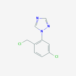 1-[5-Chloro-2-(chloromethyl)phenyl]-1H-1,2,4-triazole图片