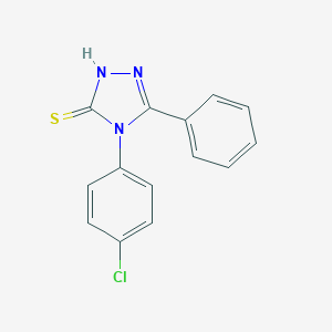 4-(4-Chlorophenyl)-5-phenyl-4H-1,2,4-triazole-3-thiol图片