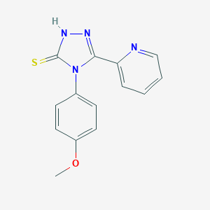 4-(4-Methoxyphenyl)-5-(pyridin-2-yl)-4H-1,2,4-triazole-3-thiol图片