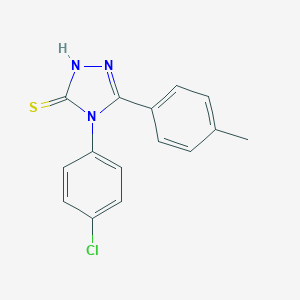 4-(4-Chlorophenyl)-5-(4-methylphenyl)-4H-1,2,4-triazole-3-thiol图片