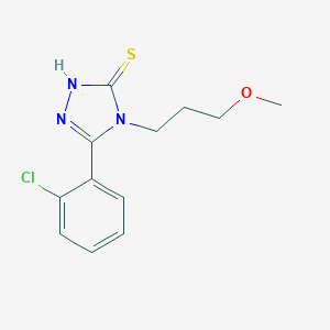 5-(2-Chlorophenyl)-4-(3-methoxypropyl)-4H-1,2,4-triazole-3-thiol图片