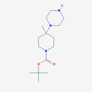 1-Boc-4-Methyl-4-piperazin-1-yl-piperidine图片