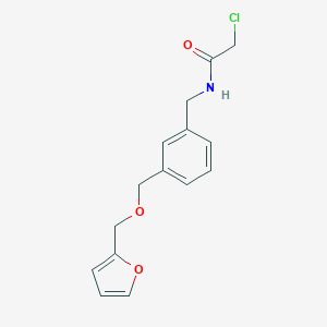 2-chloro-N-({3-[(furan-2-ylmethoxy)methyl]phenyl}methyl)acetamide图片