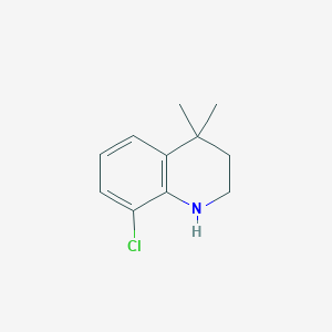 8-Chloro-4,4-dimethyl-2,3-dihydro-1H-quinoline图片
