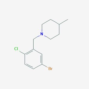 1-(5-Bromo-2-chlorobenzyl)-4-methylpiperidine图片
