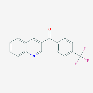 3-(4-Trifluoromethylbenzoyl)quinoline图片