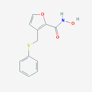 N-hydroxy-3-[(phenylsulfanyl)methyl]furan-2-carboxamide图片