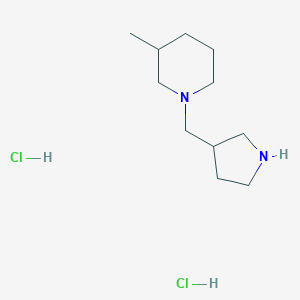 3-Methyl-1-(3-pyrrolidinylmethyl)piperidinedihydrochloride图片