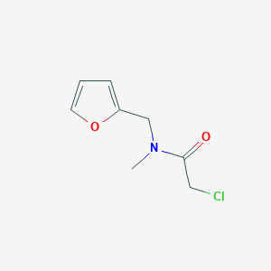 2-chloro-N-(furan-2-ylmethyl)-N-methylacetamide图片