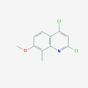 2,4-DICHLORO-7-METHOXY-8-METHYL-QUINOLINE图片