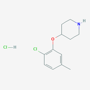 4-(2-Chloro-5-methylphenoxy)piperidinehydrochloride图片