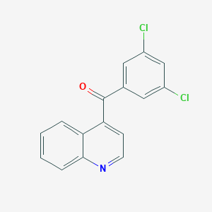 4-(3,5-Dichlorobenzoyl)quinoline图片